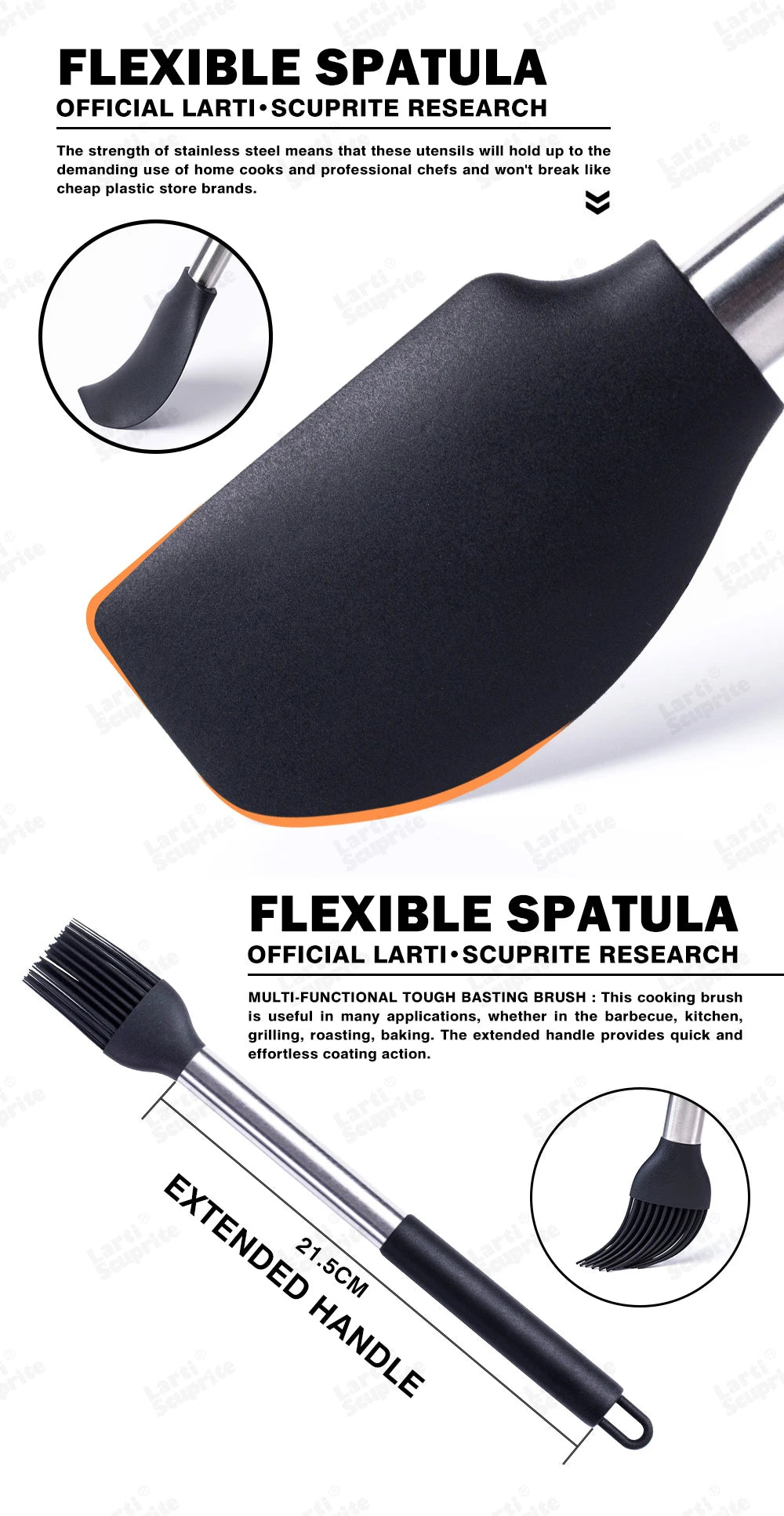 1 Pcs Silicone Kitchenware Kitchen Accessories Cooking Utensils Spatula Turner Heat-resistant Soup Spoon Shovel Pasta Colander