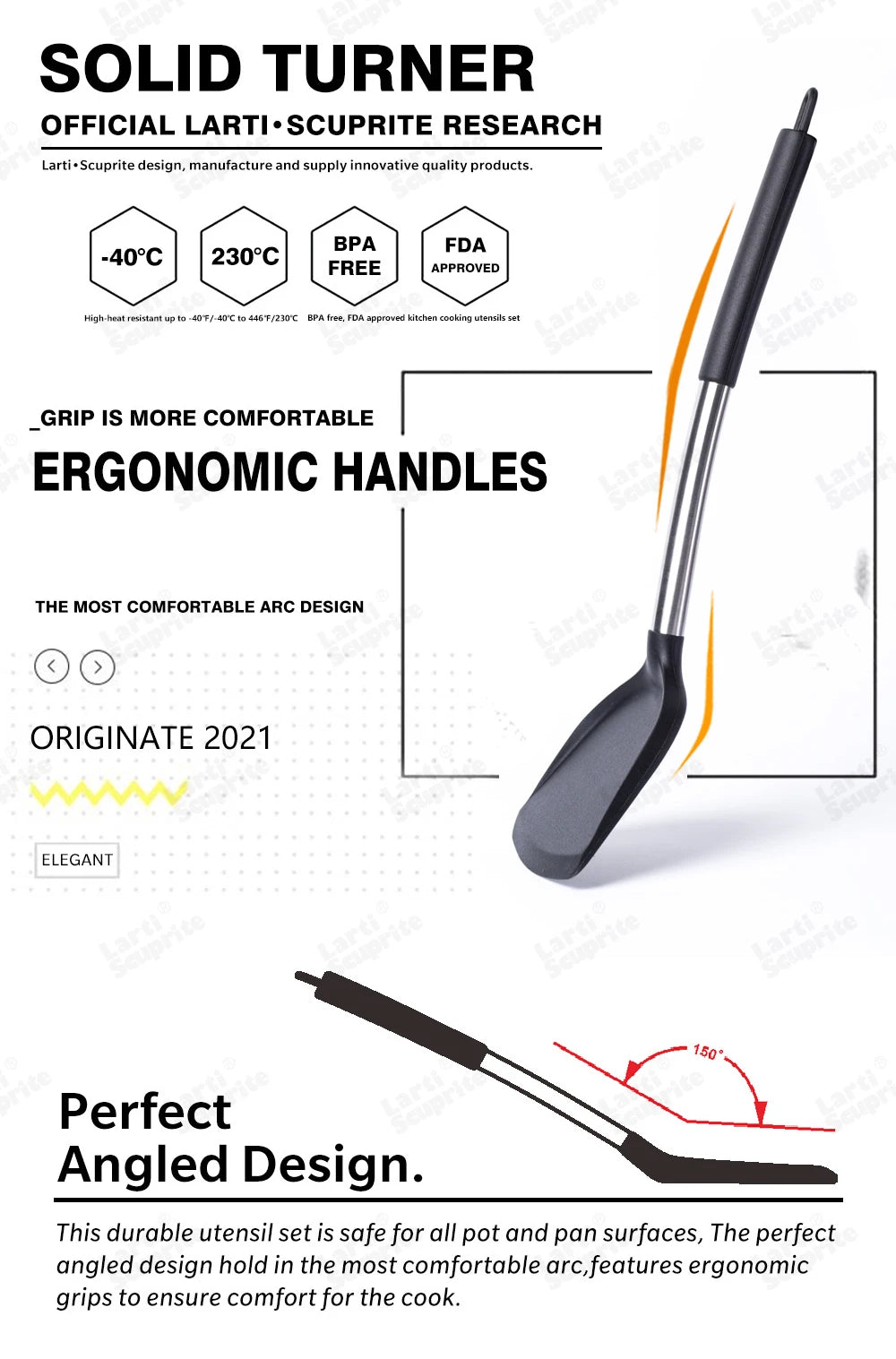 1 Pcs Silicone Kitchenware Kitchen Accessories Cooking Utensils Spatula Turner Heat-resistant Soup Spoon Shovel Pasta Colander