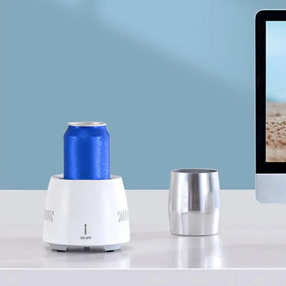 Copo Resfriador Elétrico Fast Cooler - Gela sua Bebida em Minutos (Portátil e Bivolt)