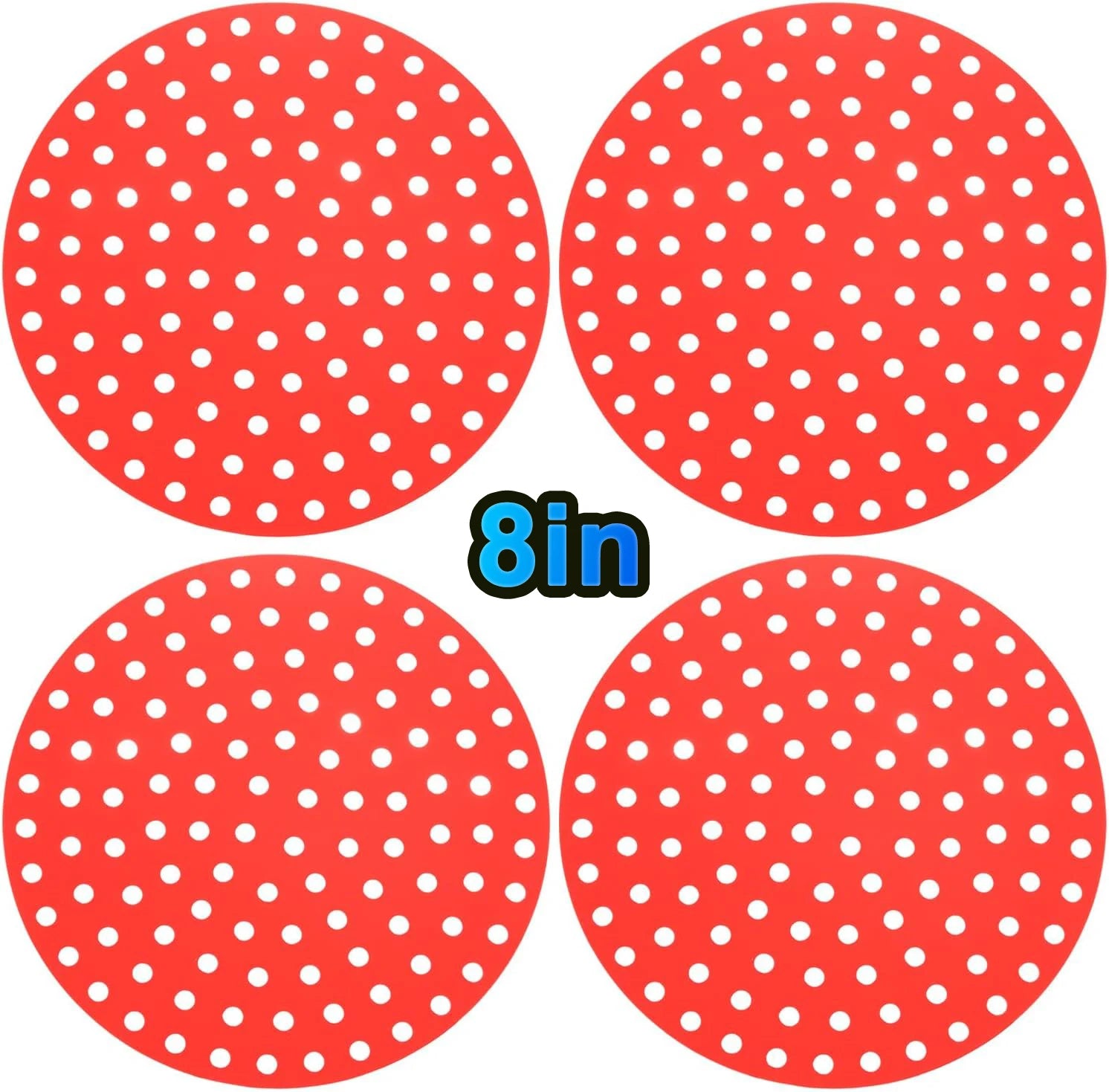 Air Fryer Silicone Pot Thick Reusable Silicone Square Air Fryer Liners Replacement of Parchment Liner Paper Air Fryer Basket