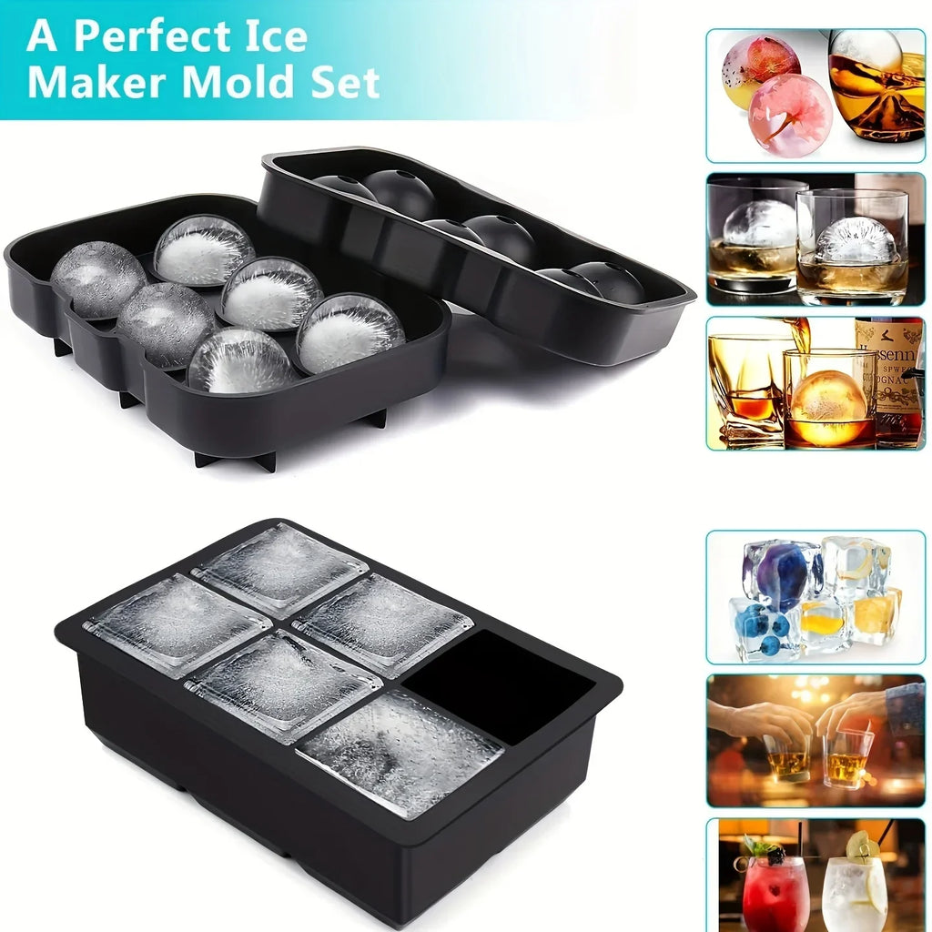 Food Grade Silicone Square Round Ice Cube Maker Diamond Rose Shaped Ice Cube Mold High Quality Ice Cube Tray for Making Drinks