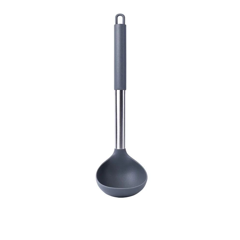 1 Pcs Silicone Kitchenware Kitchen Accessories Cooking Utensils Spatula Turner Heat-resistant Soup Spoon Shovel Pasta Colander