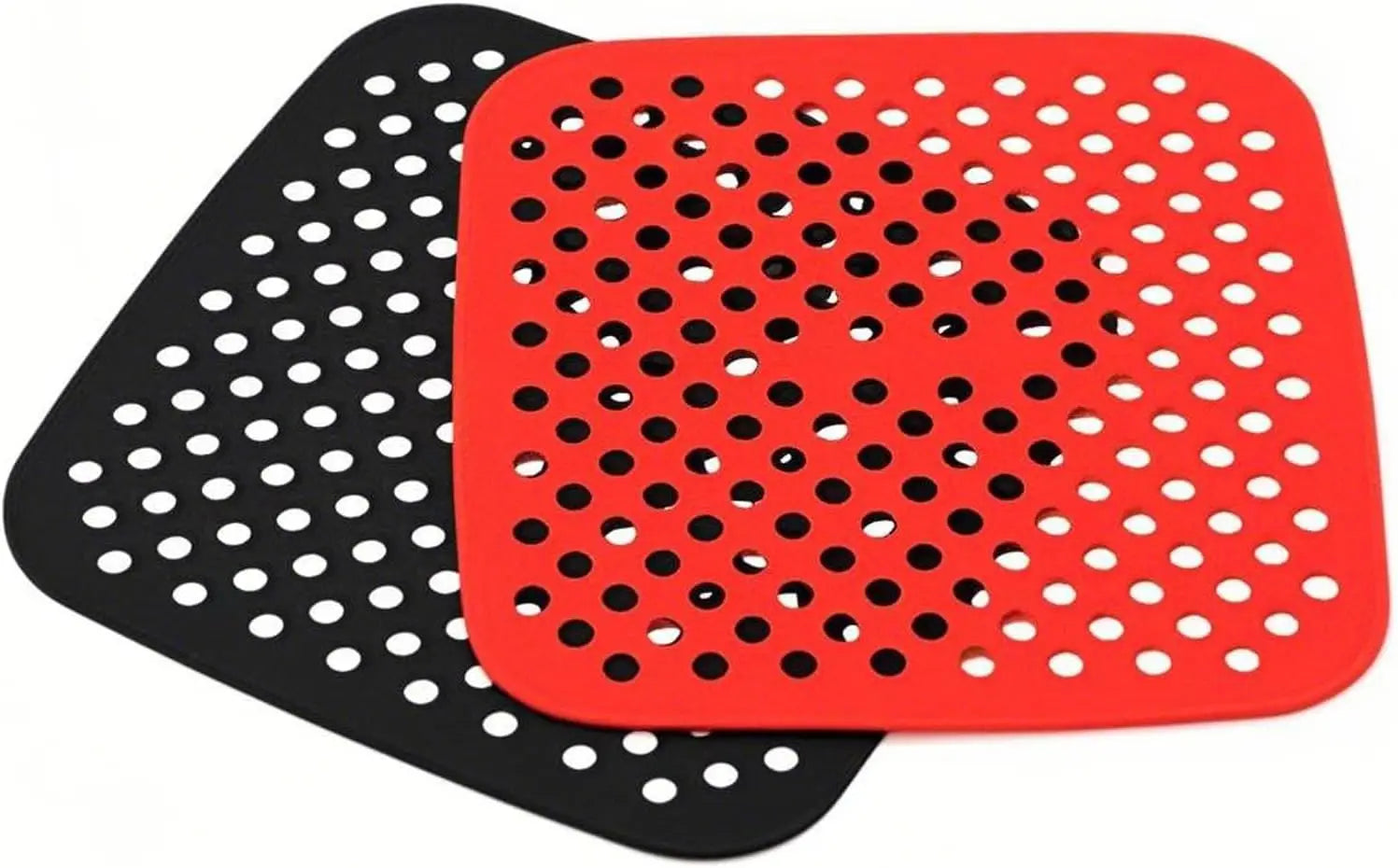Air Fryer Silicone Pot Thick Reusable Silicone Square Air Fryer Liners Replacement of Parchment Liner Paper Air Fryer Basket