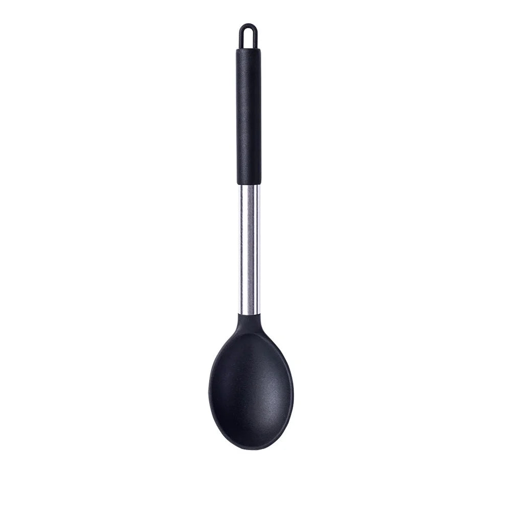 1 Pcs Silicone Kitchenware Kitchen Accessories Cooking Utensils Spatula Turner Heat-resistant Soup Spoon Shovel Pasta Colander