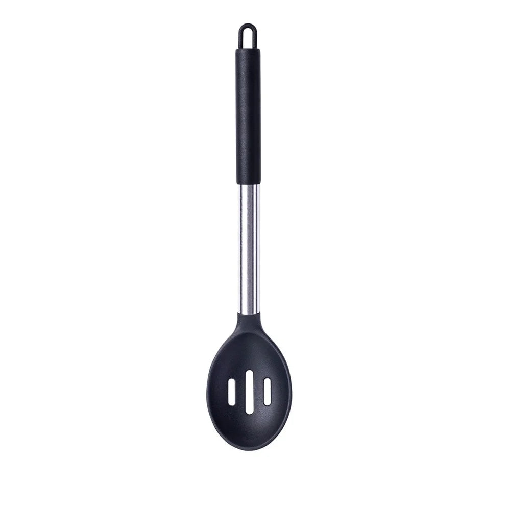 1 Pcs Silicone Kitchenware Kitchen Accessories Cooking Utensils Spatula Turner Heat-resistant Soup Spoon Shovel Pasta Colander