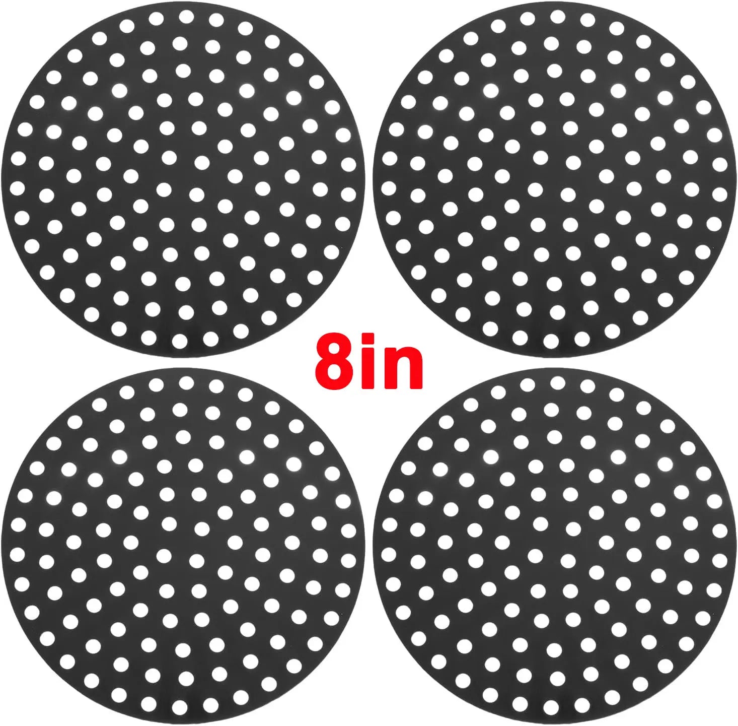 Air Fryer Silicone Pot Thick Reusable Silicone Square Air Fryer Liners Replacement of Parchment Liner Paper Air Fryer Basket