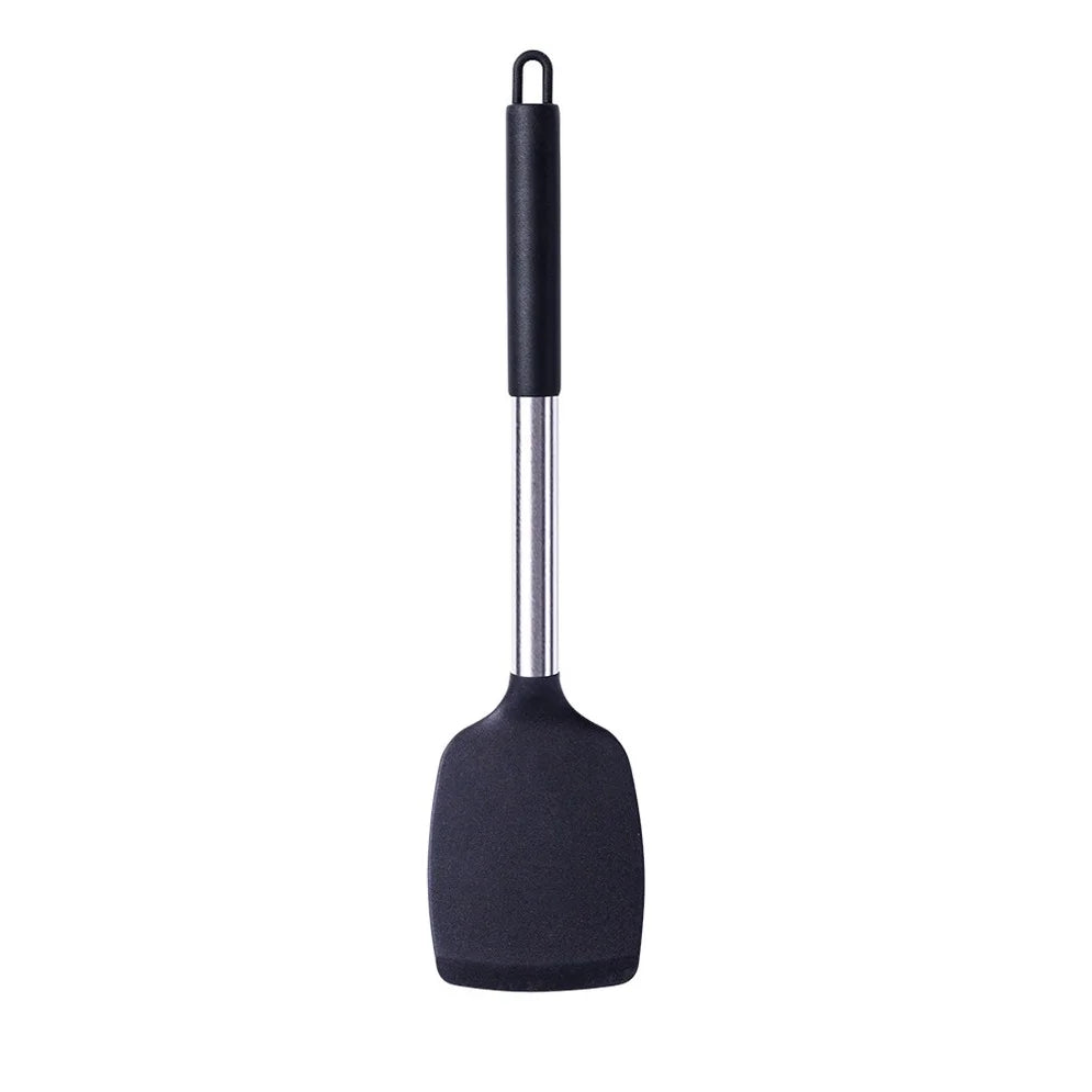 1 Pcs Silicone Kitchenware Kitchen Accessories Cooking Utensils Spatula Turner Heat-resistant Soup Spoon Shovel Pasta Colander