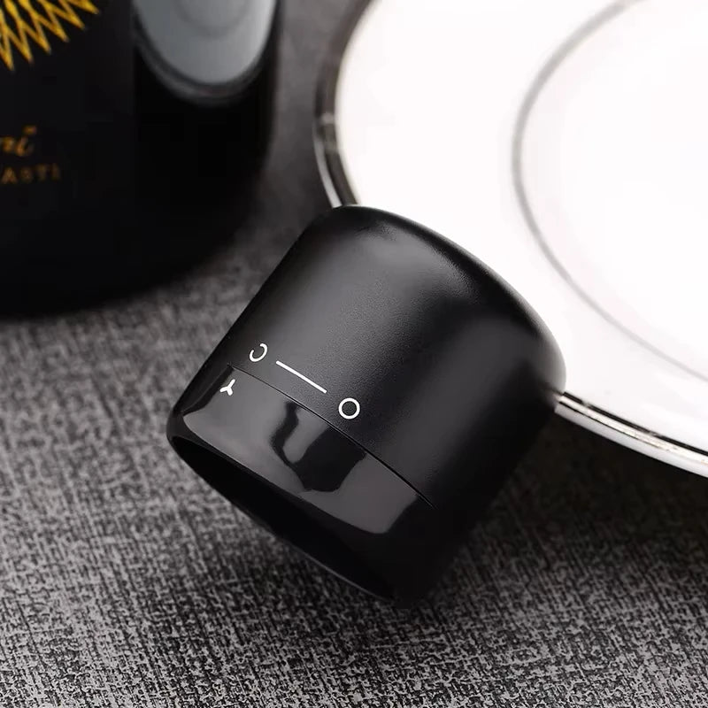 1/2pcs Sealing Red Wine Champagne Stoppers Rotating Leak Proof Reusable Leakproof Stoppers Domestic Kitchen Keep Fresh Tools